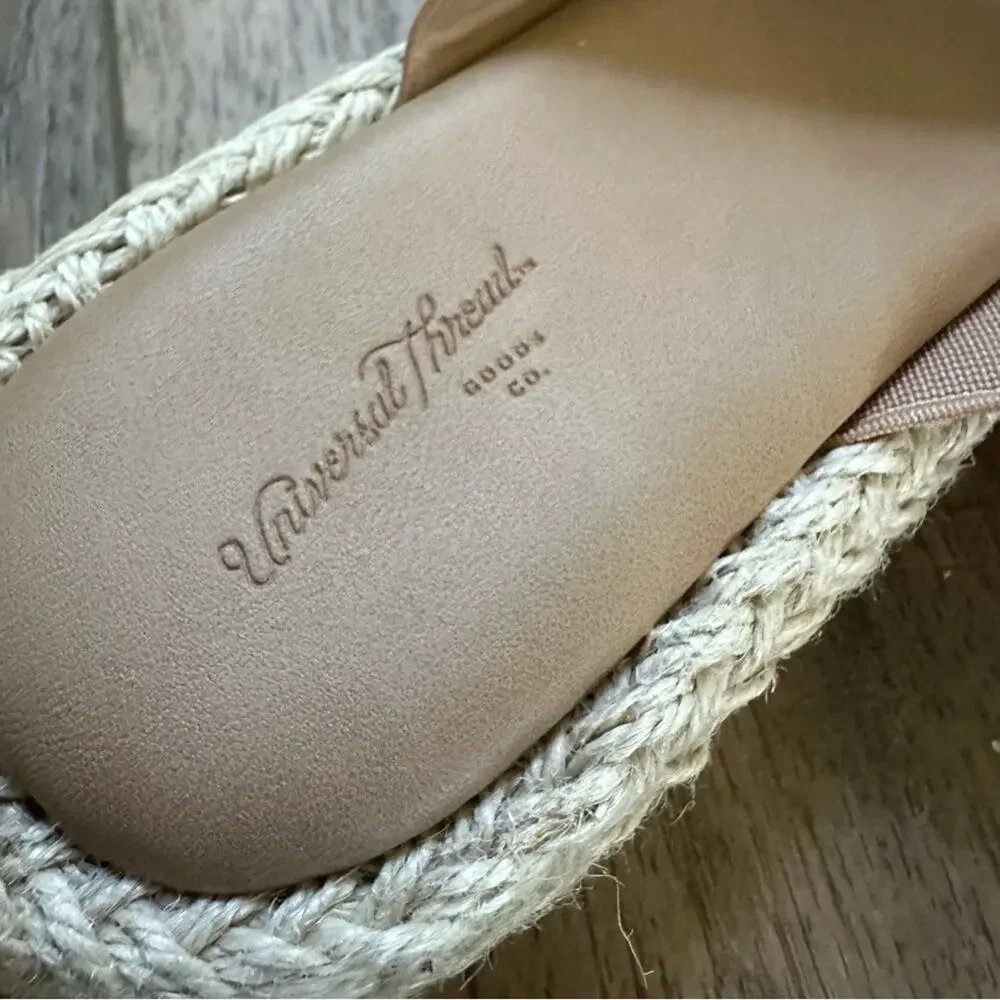 NWT!! Universal Thread Women's Ginger Espadrille Sandals, Size 7